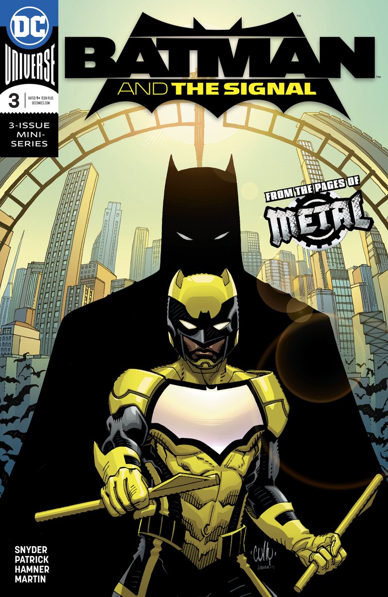 ブリスターコミックス Auf Twitter Dcからはその他 ダークナイツメタル関連誌バットマン ザ シグナル最終号に Dc新世代ヒーロー シリーズからサイレンサーとテリフィックスの新刊が到着予定です