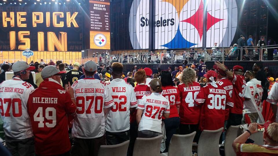 sfniner_fan's tweet photo. Colorado representing at the #NFLDraftDay2018 https://t.co/UnNeKjJsfc