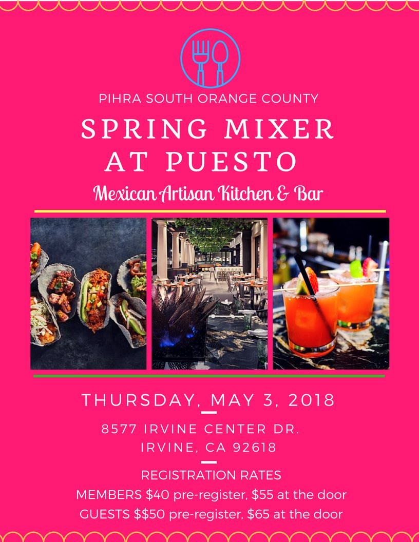 PIHRA_SOC's tweet photo. PIHRA Spring Social is here! Calm your professional #FOMO and show up for next level networking with us! Plus tacos. Need we say more? #hrlife #pihrasouthoc #hrexcellence #hrmixer #hrnetworkingevent #justshowup https://t.co/BAB5Xue97l https://t.co/sDZzpZbTCL