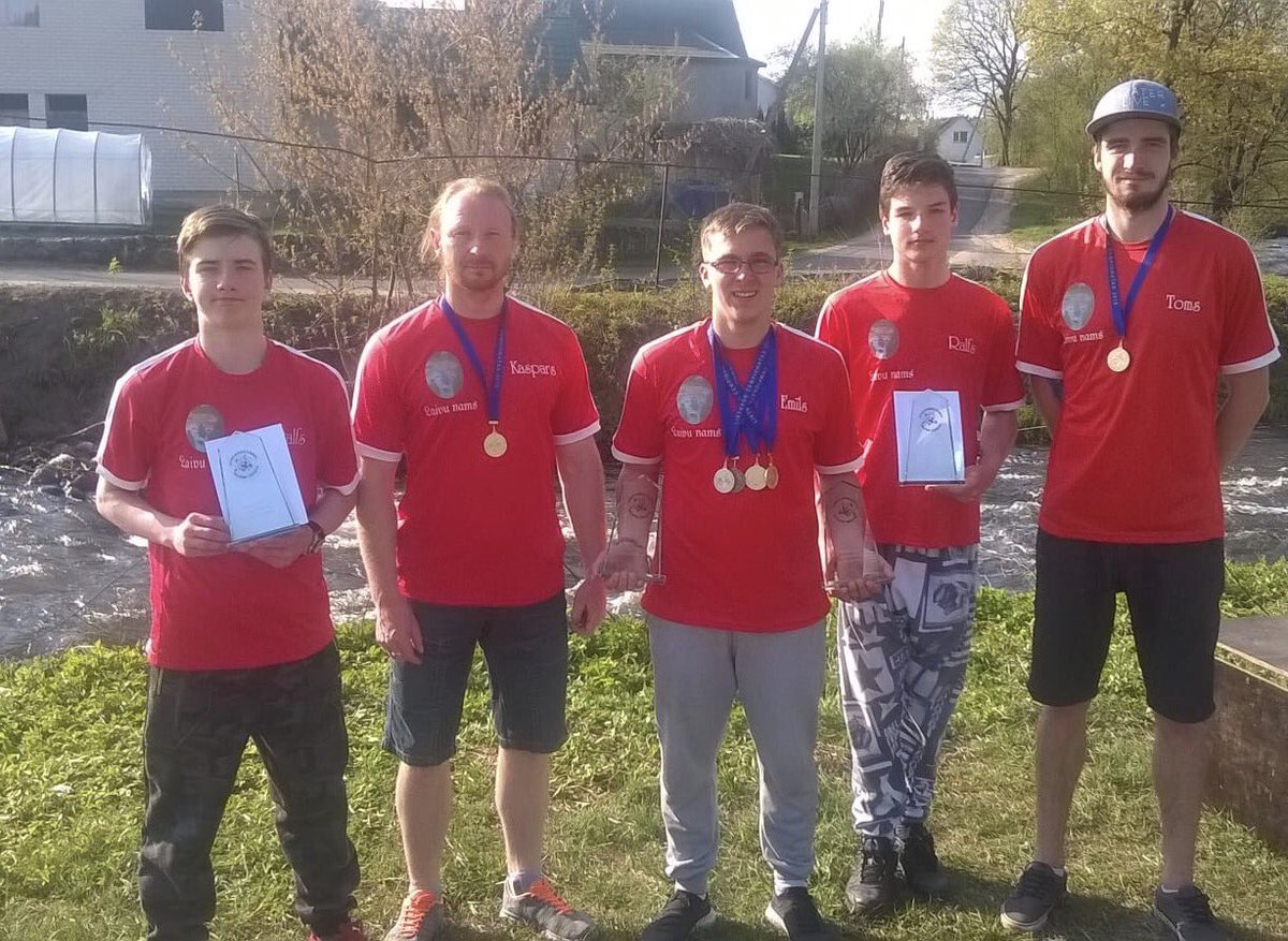 Lietuvas čempionāta goda pjedestāla visi pakāpieni VSA-VALMIERA airētājiem. Ir gan zelts, sudrabs un bronza, gan augstā izaugsmes 4.vieta.