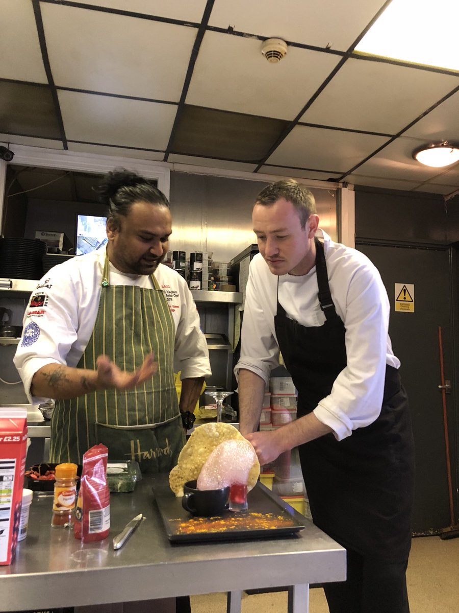 SerenDiemwntCDF's tweet photo. SO... 
Yesterday another phenomenal Night for "Seren Diemwnt" Chef Gethin rees &amp; Stephen Gomes putting remarkable culinary skills TOGETHER and creating magic... pics to follow https://t.co/5991wm6gMJ