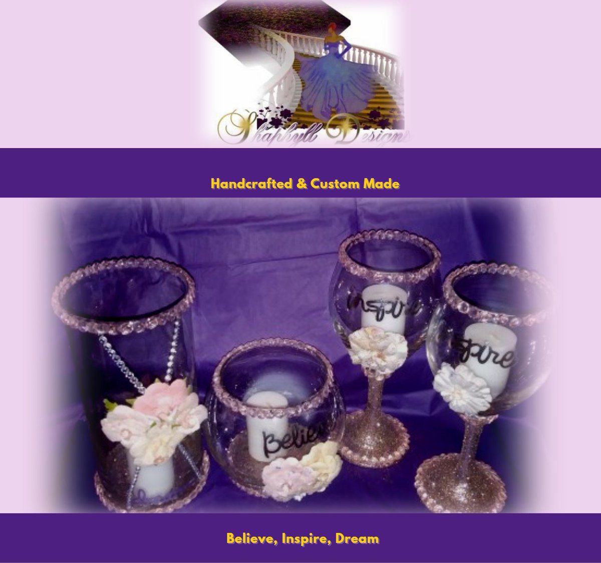 ShaphyllDesigns's tweet image. Handcrafted &amp;amp; Custom Made by Shaphyll Designs
#WeddingDecor
#Birthday
#SpecialOccasions
#Anniversary

****Grand Opening June 2018...Calendar Opening  May  15th, 2018****