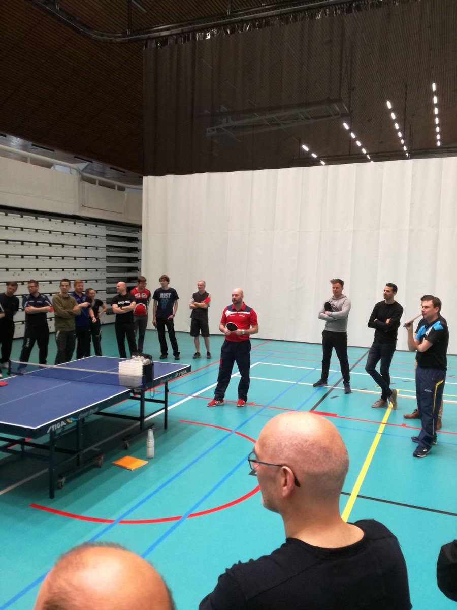 topedgett's tweet photo. Great to visit Belgium again in a coaching capacity 🇧🇪 4 sessions, 114 players / coaches. Thanks for having me! #CoachDevelopment #Coaching #VTTL #TableTennis https://t.co/nGMjg8kJpG