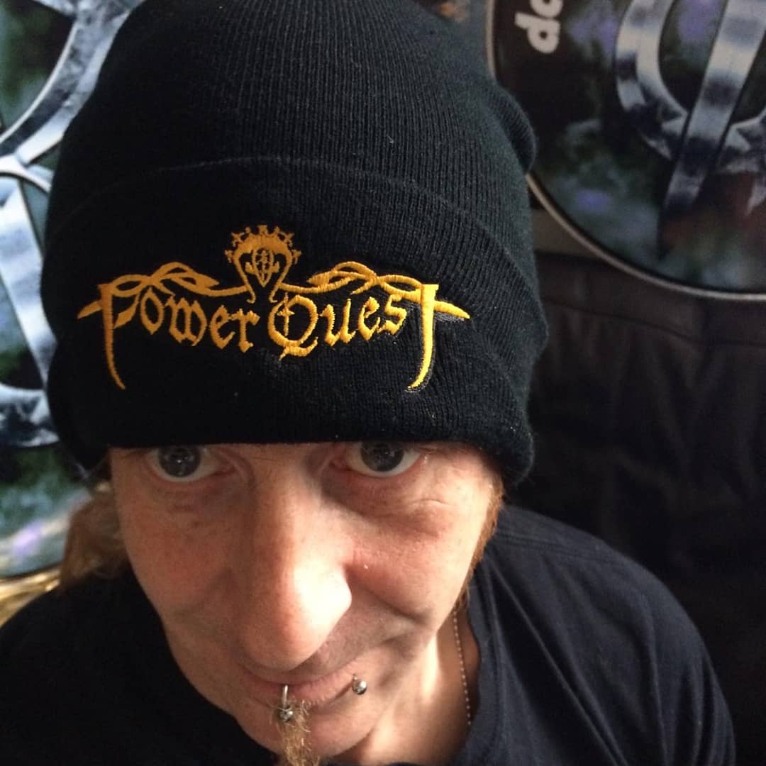 PowerQuestBand's tweet photo. And beanie hats too! #beanie #metal #drummer #richsmith #merch #ukmetal #powermetal #powerquest https://t.co/nq54rwZT6Y