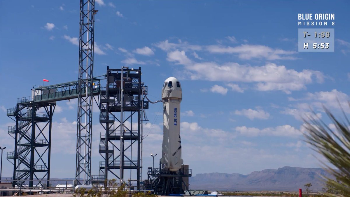 LIFTOFF Blue Origin successfully launches New Shepard