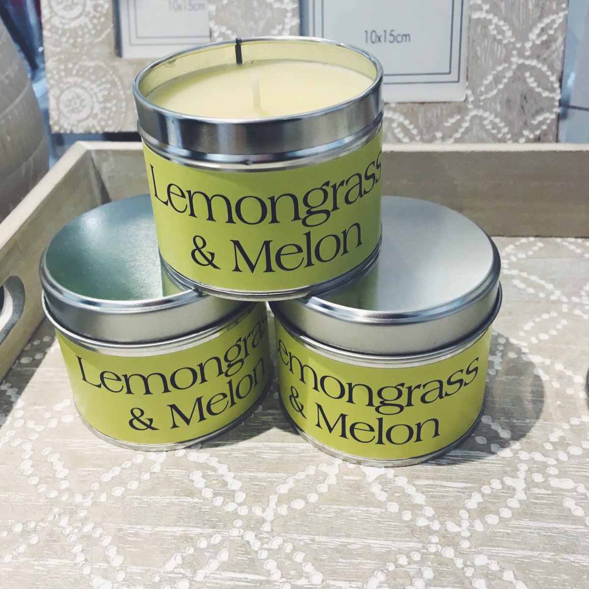 Loving these lemongrass and melon candles at La Maison – they make the whole room smell amazing! #WainwrightsYard #Kendal #LakeDistrictShopping #LaMaisonLifestyle #ScentedCandle