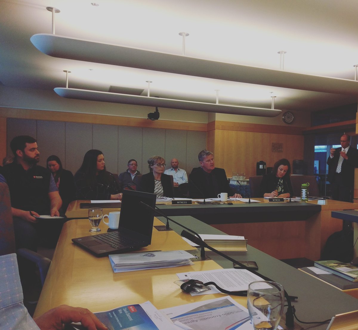 Today's committe hearings on Socio-Economic Agreements with @DeBeersCanada, @RioTintoCanada &amp; <a href="/Diavik_NT/">Diavik Diamond Mine</a>. NWT has benefited from $billions in mining investment through procurement, employment &amp; contributions to education, infrastructure, culture and communities. #nwtpoli #SCEDE
