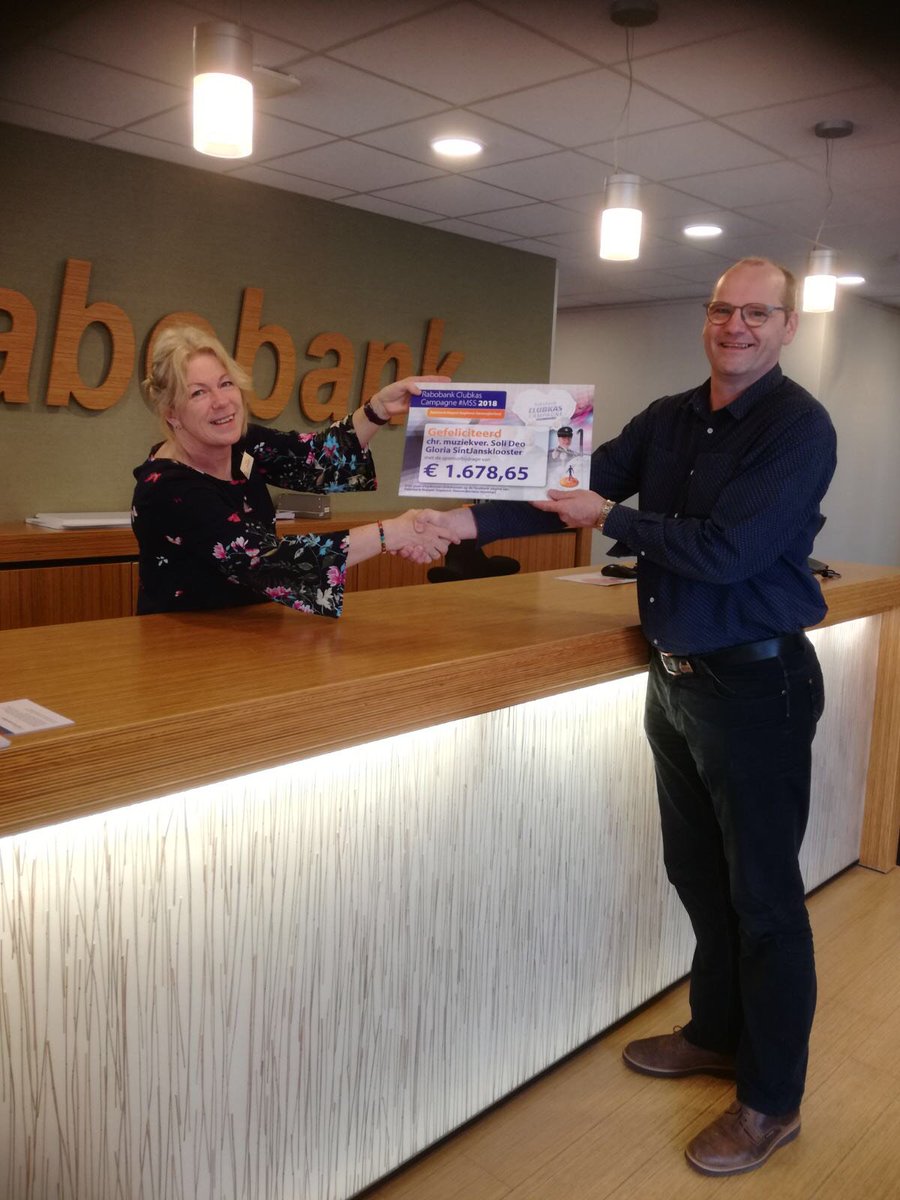 We zijn diep onder de indruk. En bijzonder dankbaar. Zo'n groot bedrag hadden we nooit verwacht. We bedanken iedereen die zijn/haar stem op ons heeft uitgebracht. We gaan het geld goed besteden. 👍