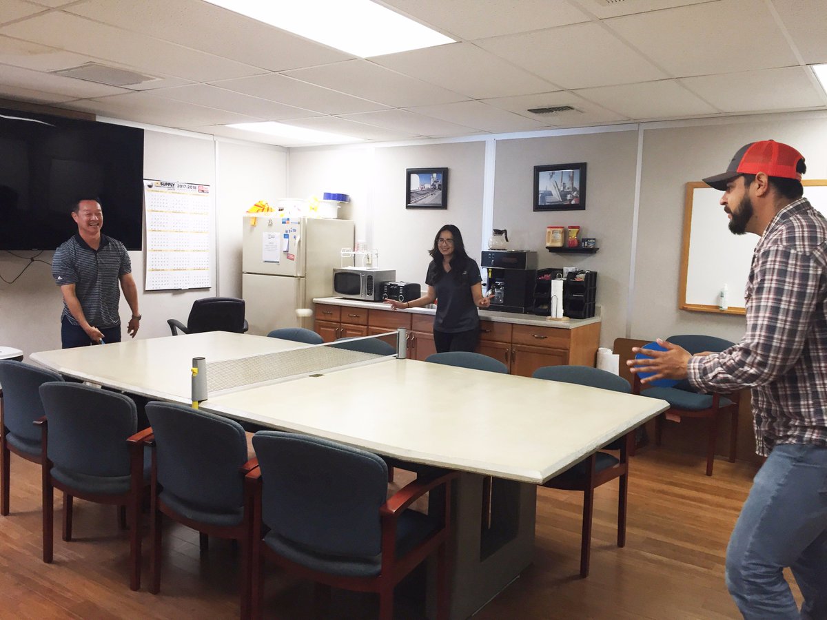 pankowbuilders's tweet photo. Midstate Precast, working hard but playing a bit harder when it comes to ping pong. A fun way to boost creativity and productivity. Now who's ready for some ping pong competition #midstateprecast https://t.co/fRHtlCwaYK
