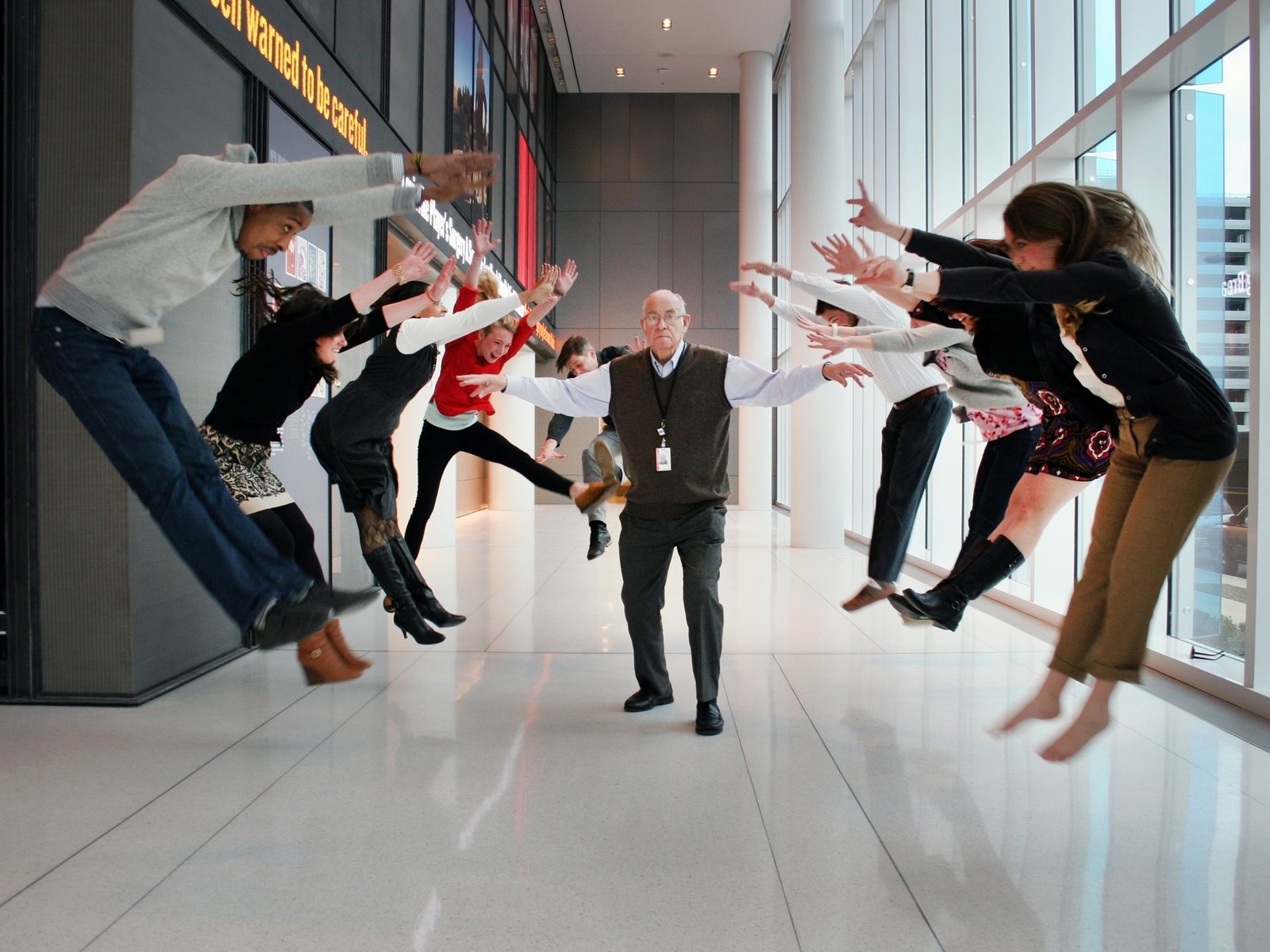 My favorite image of Carl Kasell. ( : Katie Burke)  

 