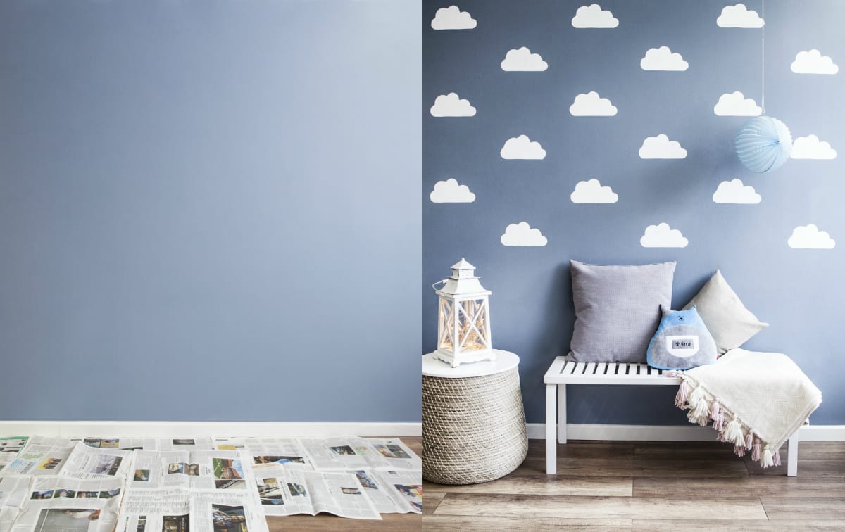 MuralMax's tweet image. Is your nursery needing some cloudy skies? Easy peasy DIY.
#DIYnursery #nurserydecor #cloudnursery