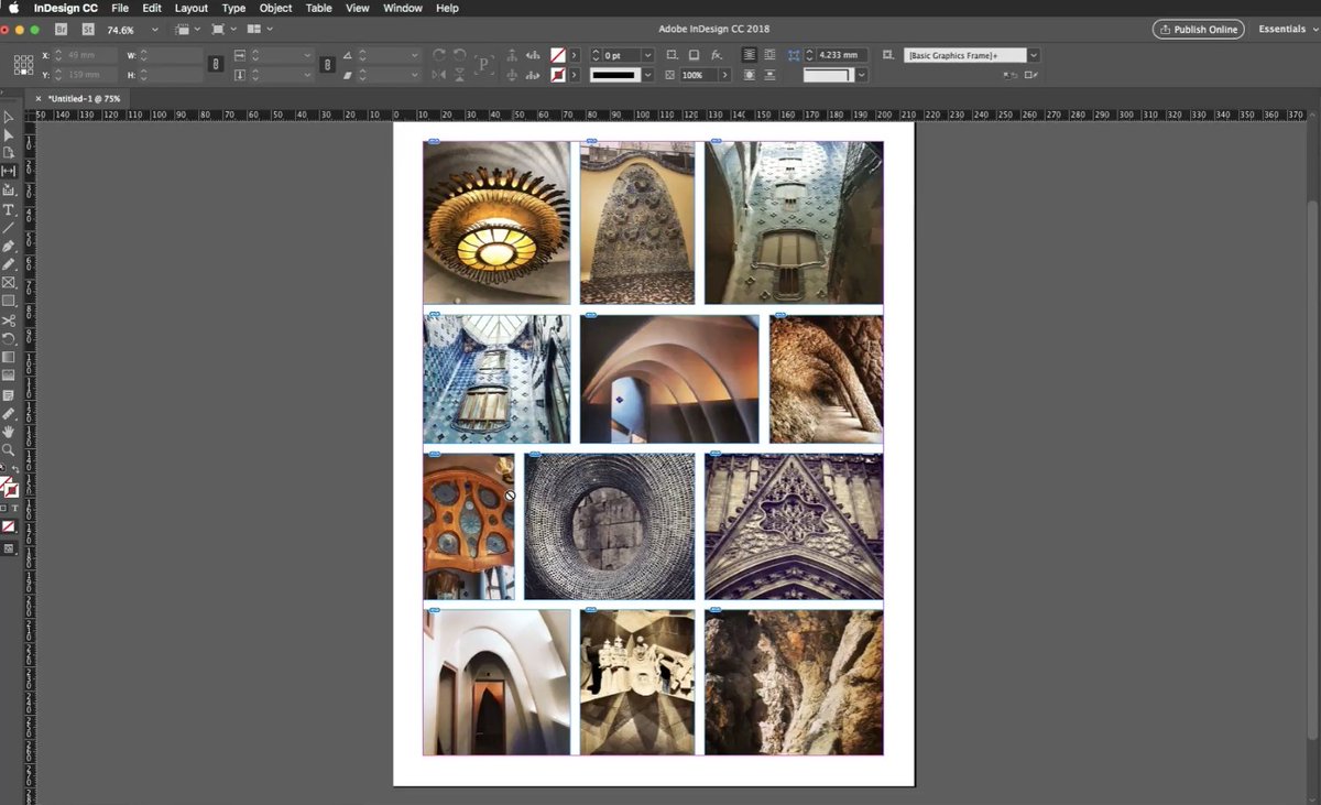 InDesign's tweet image. Want to become a 'gap ninja'? Get those shuriken skills ready. @tonyharmer shares a quick tip on how to work with gaps and images in InDesign. adobe.ly/2qFGTzw