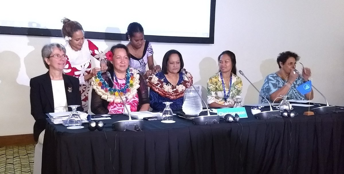 Opening of 6th Pacific Heads of Health meeting. Obviously women leading in Health is not one of the challenges <a href="/ColinTukuitonga/">Colin Tukuitonga</a> <a href="/AumuaA/">Audrey_Aumua</a> <a href="/Cameron_Diver/">Cameron Diver</a>