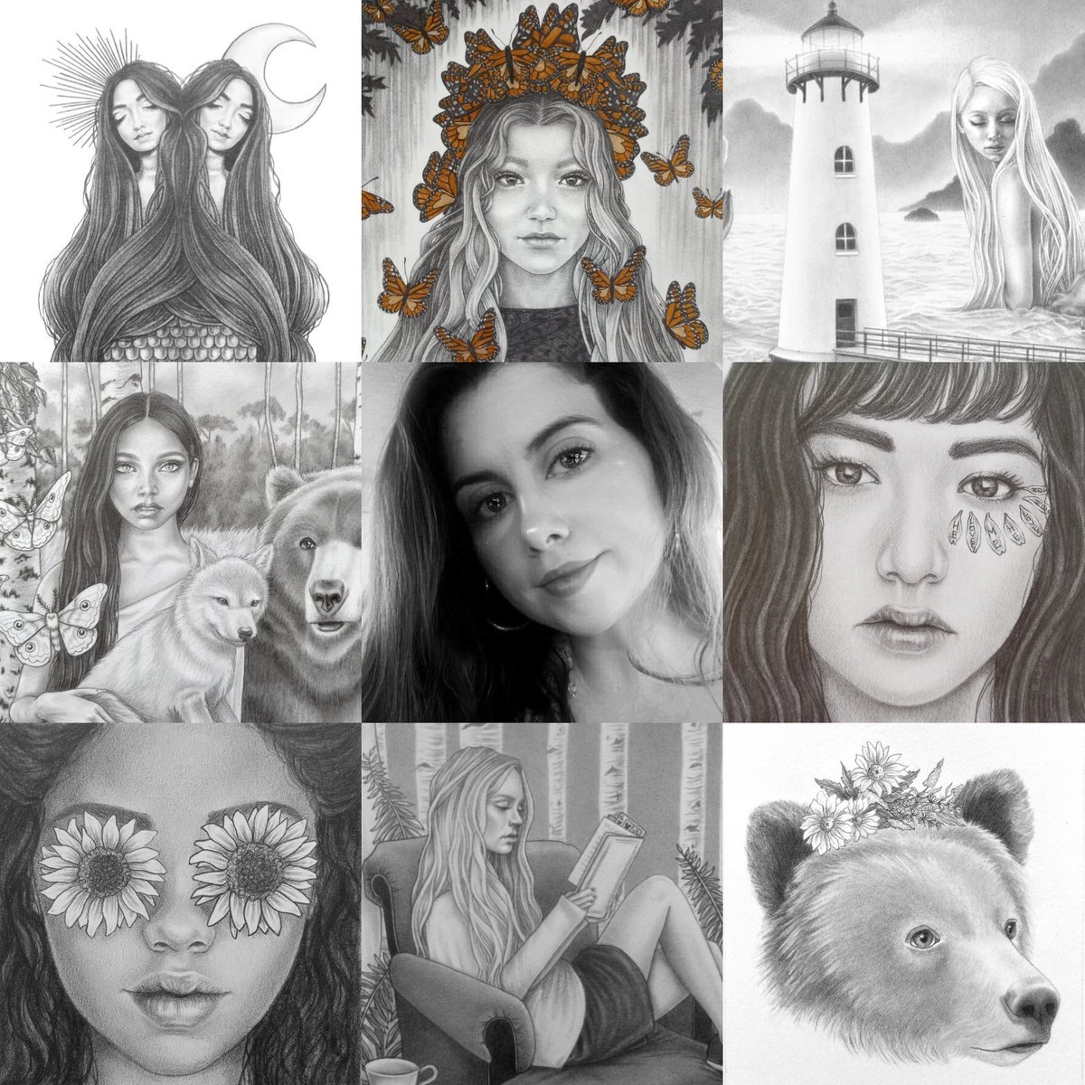 #artistvsart #womenwhodraw #womenwithpencils #graphiteartist