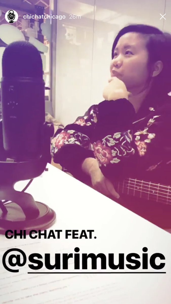 iamsurimusic's tweet photo. I finished an interview with @chichatchicago. It was fun. https://t.co/OMXRvjuUlX https://t.co/phHP61tZZ5