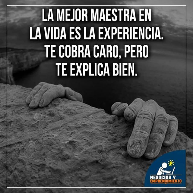 negociosyempren's tweet image. Por más consejos que te den, hay lecciones que sólo aprenderás a base de caídas y golpes 👌🏻
.
#EstiloEmprendedor #Emprendedor #Emprendimiento #Entrepeneur #Startup #Business #Success #Money #Éxito #SoyEmprendedor #Passion #Negocios #Emprender #LifeSt… ift.tt/2vvjlSX