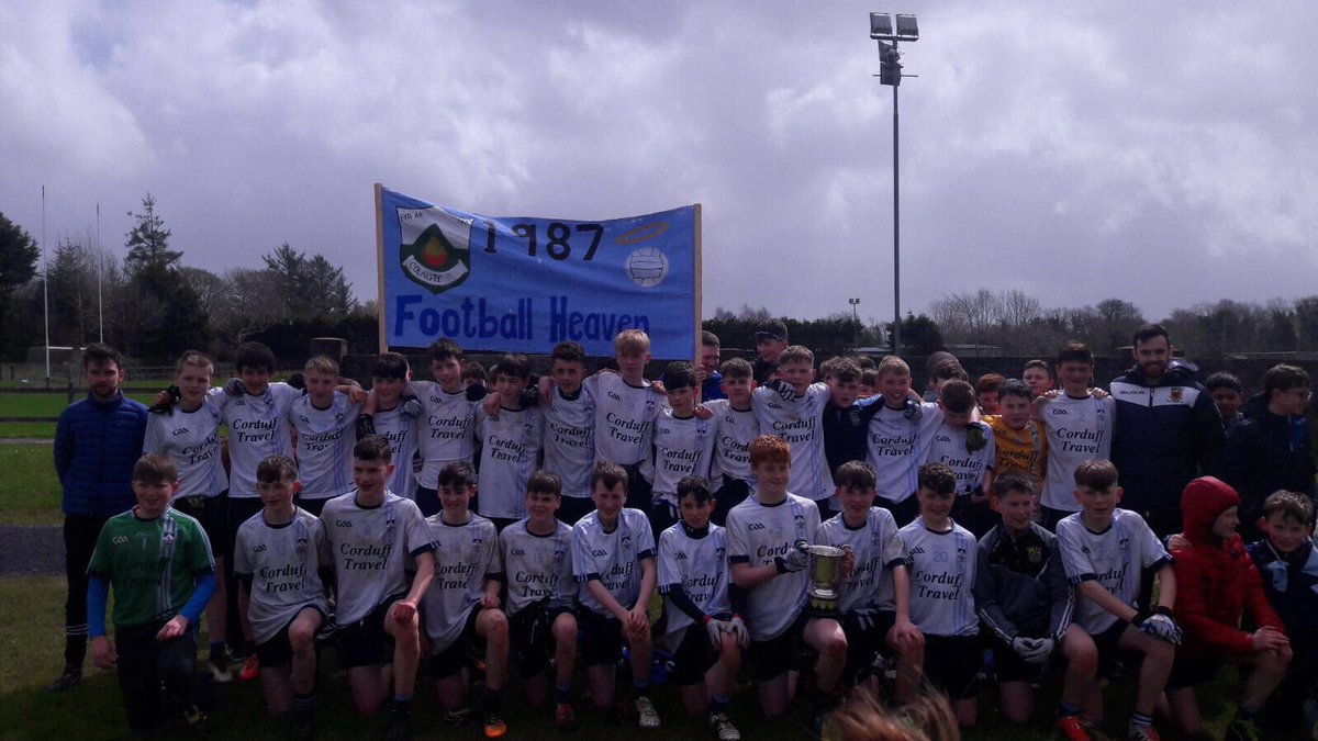 Well done to our 1st Year #Connaught “A” #Champions with Kevin McLoughlin and Colin O’Neil. Fantastic achievement. 👏👏👏