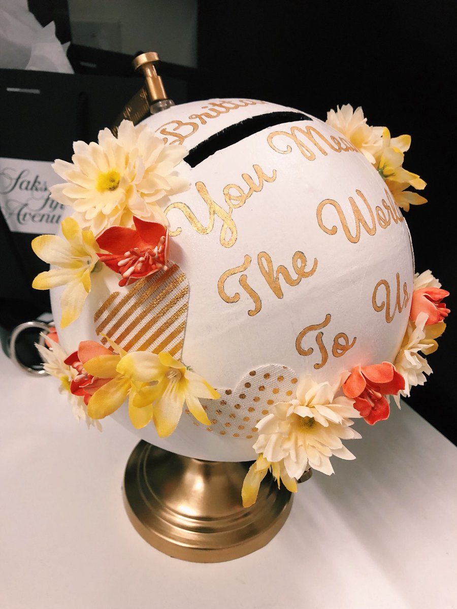 alauramw's tweet photo. I made this donation globe for my friend Brittany who is only 18 years old and has been diagnosed with Cervical cancer. She is so beautiful and talented. She has her whole life ahead of her. 
Please pray for her and her family 🙏🏻 #ourthoughtsarewithyou #loveyouboo https://t.co/RknfmNrhLE