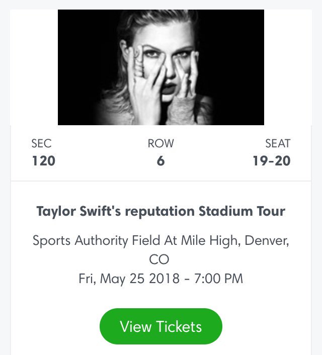 swiftlycleann's tweet image. HEY @taylorswift13 @taylornation13 

I’m going to opening night (flying from CO alone!) 

My mom &amp;amp; I always go to at least one show each tour together so we are going to Denver as well! 

Can’t wait to see you!!!