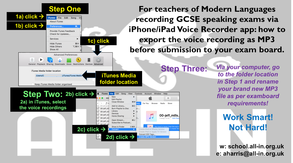 Teachers using ipad/iphone in #mfl GCSE speaking exams - click this pic for info on how to export the file as MP3 format before sending to your exam board (mac but also applicable to windows):
#mfltwitterati @joedale #gilt_fb #glasgowlangs #mfl2018