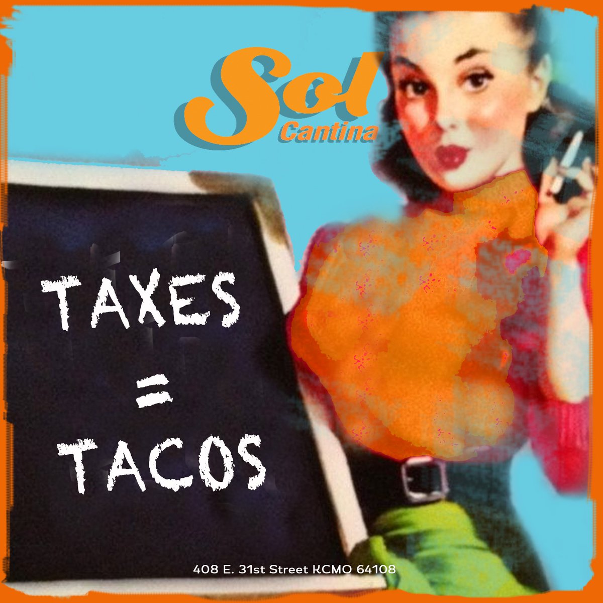 Doing taxes sucks but having tax day on Taco Tuesday rocks. Treat yourself to $2 pork baja Tacos and $3 fireball shots.
#yasqueen #tacos #taxes #tacotuesday *minimum 2 tacos. drink purchase required. Starts at 7!