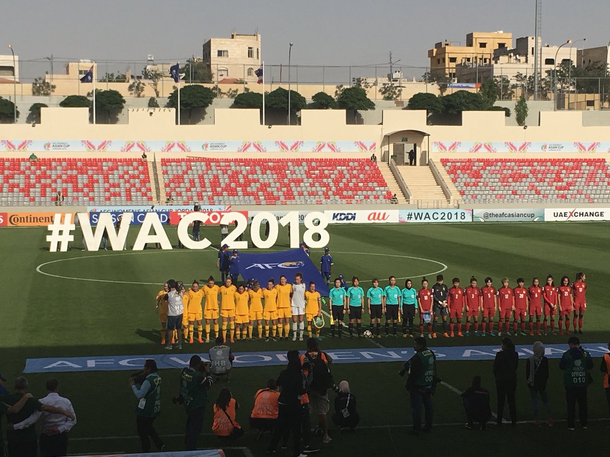 Never in doubt 😬 @TheMatildas #WAC2018 #AUSvTHA #intothefinal