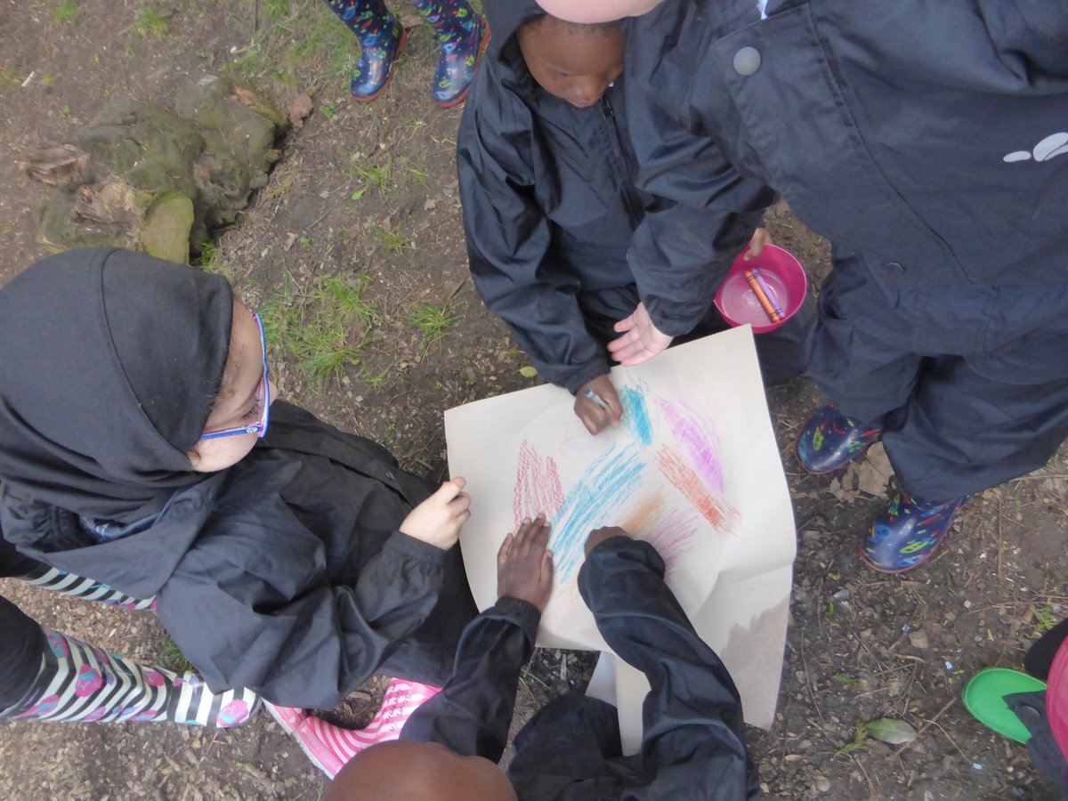 WoodhillFS's tweet photo. Reception have started their #forestschool art topic by investigating texture @WoodhillSchool https://t.co/QXu7b1Eoyc