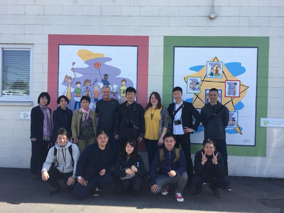 Visitors from Japan today. Nice to meet others doing good work.
