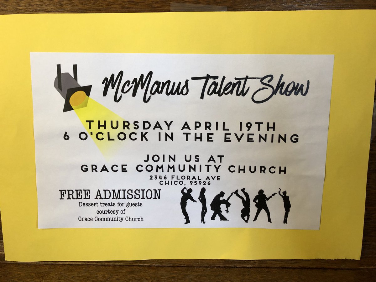 mamakeene5's tweet photo. Join us at our annual McMazing Talent Show!! #WeAreMcManus #McMazing https://t.co/Q80FL1LQDs
