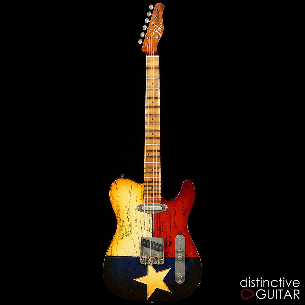 distinctivegtr's tweet photo. This @palirguitars Titan has the perfect worn-in feel and tone as big as Texas! Pick it up today at https://t.co/e0DQGd5kDI. #palir #palirguitars #tele #telecaster #customguitar https://t.co/uRaQaegolY