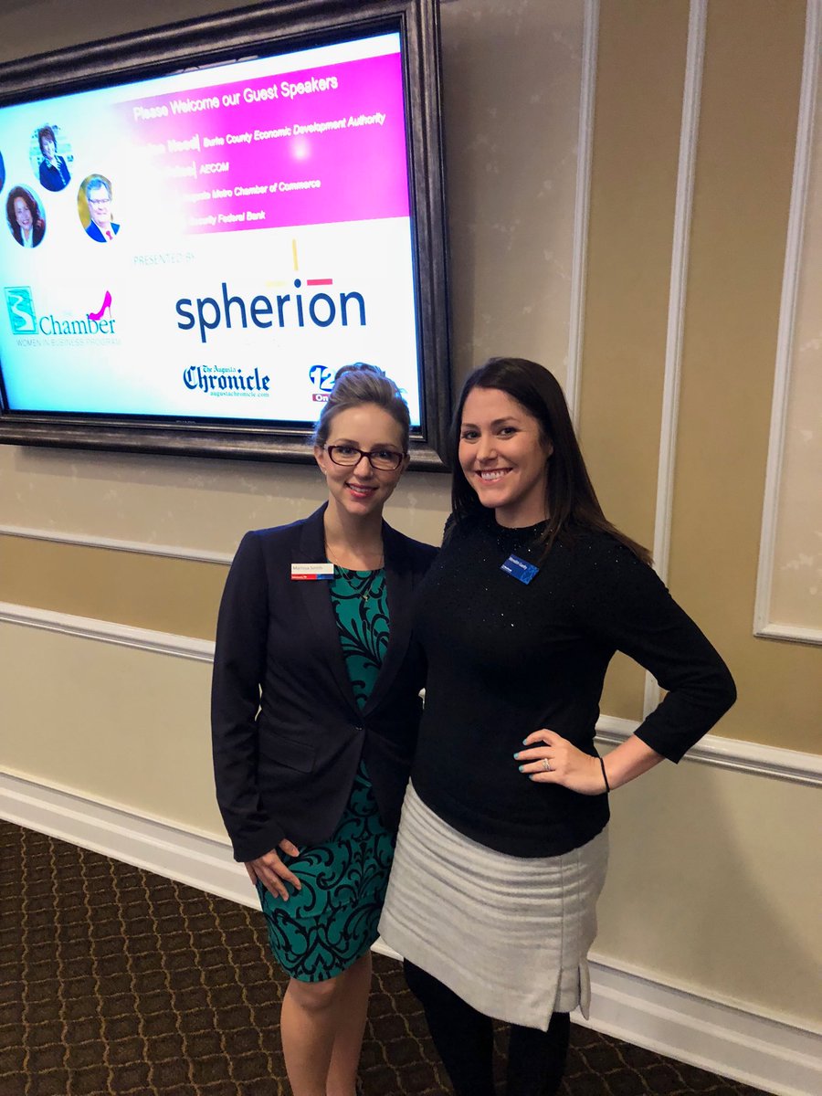 MarissaISmith's tweet photo. Very informative luncheon hosted by @Augusta_Chamber about the Red Carpet Tour Augusta Showcase. #AugustaMetroWIB #RedCarpetTour #AchievingMoreTogether #WomeninBusiness https://t.co/Con82Raaqc