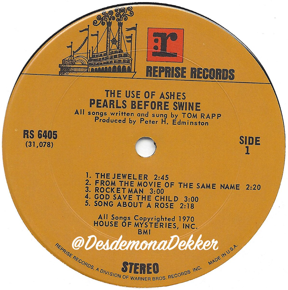 DesdemonaDekker's tweet photo. WSJ Apr 4, 2018 : Bernie Taupin : I thought about the Ray Bradbury story. I also thought about the 1970 song #RocketMan that #TomRapp had written + recorded with his band, #PearlsBeforeSwine. It was a literal retelling of the Bradbury story ~ @LittleBigTown : https://t.co/fMNyy28SLK