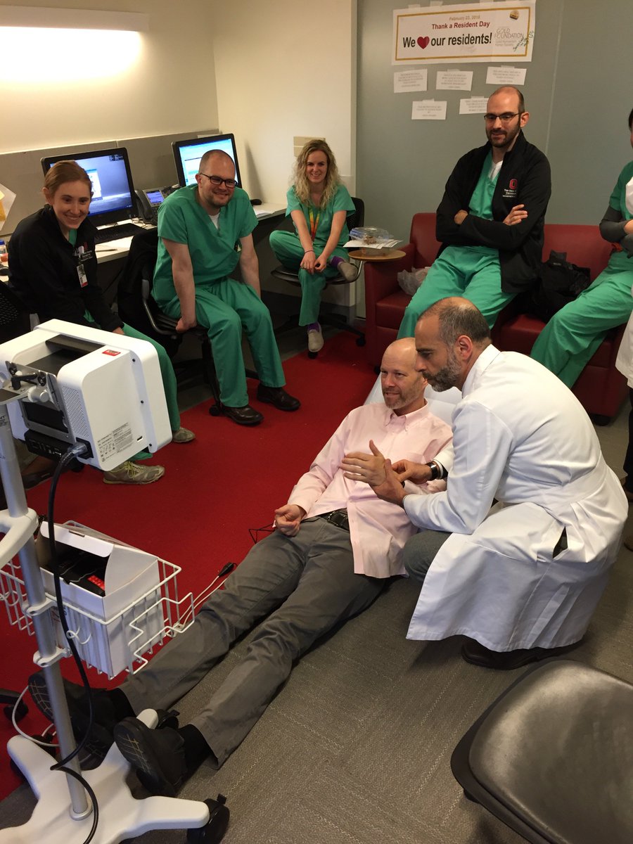 joshenglert_md's tweet photo. @pulmmatt dazzling the #OSUMICU team with a discussion of fluid responsiveness in #sepsis. Dr. Rami Khayat confirmed he was not pulseless before starting. And yes, he was fluid responsive. #FRESHStudy @com543 @Cheetah_Medical @jennifer_jwm https://t.co/vteaoR5WXG