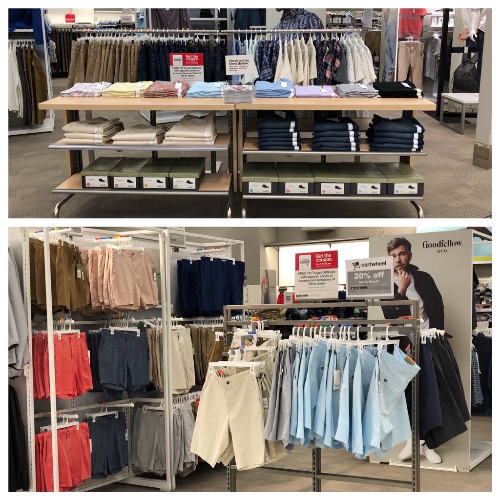 Hey guys come get your summer shorts today and take advantage of our 20% off on cartwheel. #T1158 wants every guy to look fly. @TriciaGueits @TGTBarrow <a href="/sarah_poles/">Sarah Poles Kuo</a> @kelseym_target <a href="/hspingler/">Holly Spingler</a>
