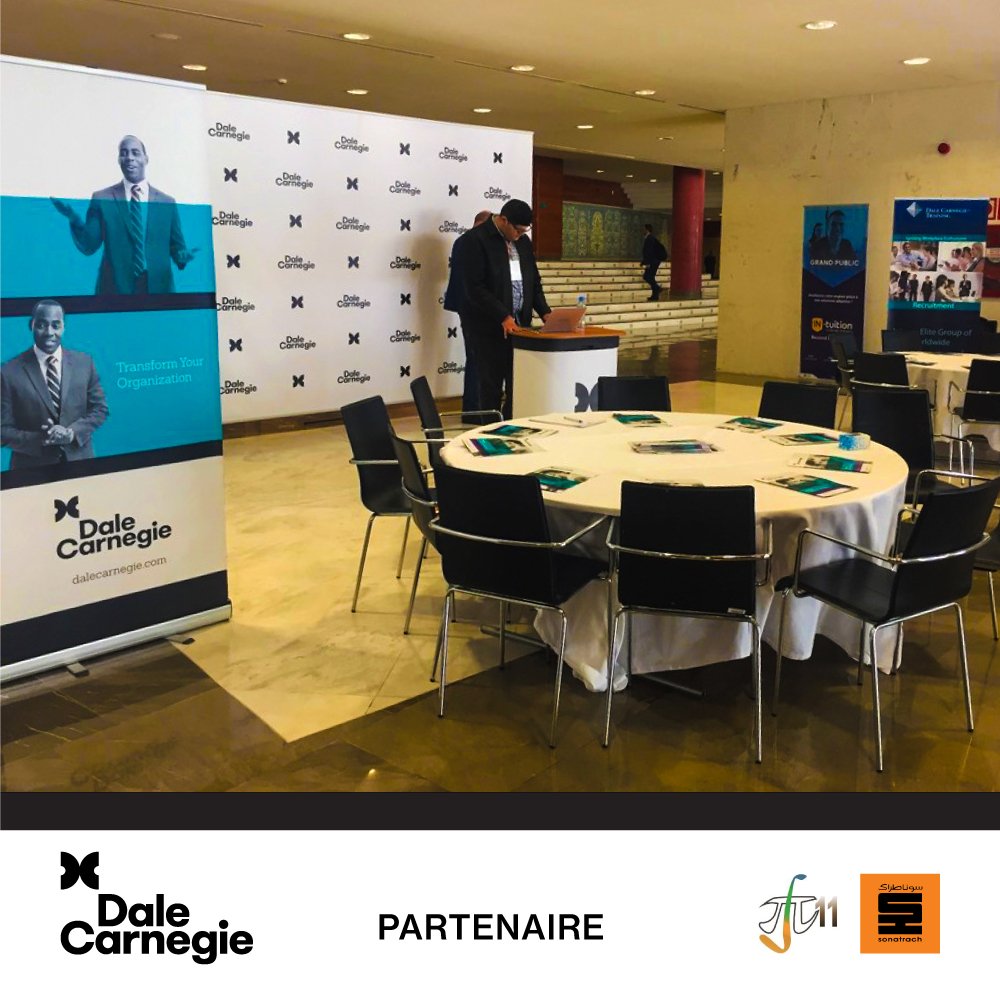 DaleCarnegieALG's tweet photo. Découvrez en photos le premier jour des 11èmes journées Scientifiques et Techniques de la #Sonatrach. Les formateurs #DaleCarnegie ont animé plusieurs sessions de formation dans notre stand. Si vous êtes sur Oran, n’hésitez pas à nous rendre visite pour en profiter vous aussi ! https://t.co/lrZCPlCSn6