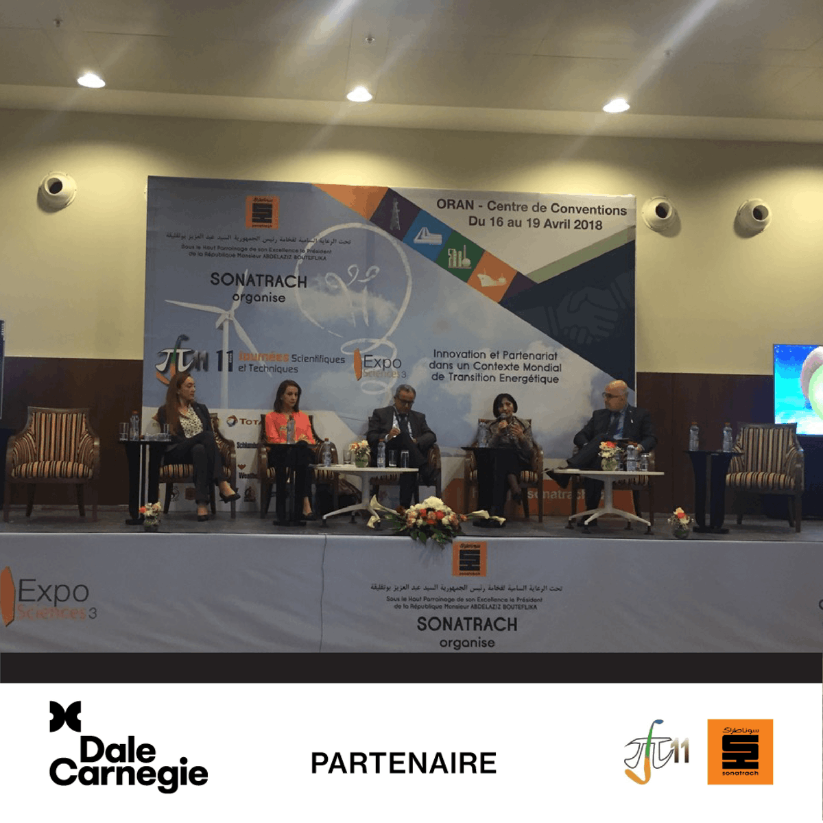 DaleCarnegieALG's tweet photo. Découvrez en photos le premier jour des 11èmes journées Scientifiques et Techniques de la #Sonatrach. Les formateurs #DaleCarnegie ont animé plusieurs sessions de formation dans notre stand. Si vous êtes sur Oran, n’hésitez pas à nous rendre visite pour en profiter vous aussi ! https://t.co/lrZCPlCSn6