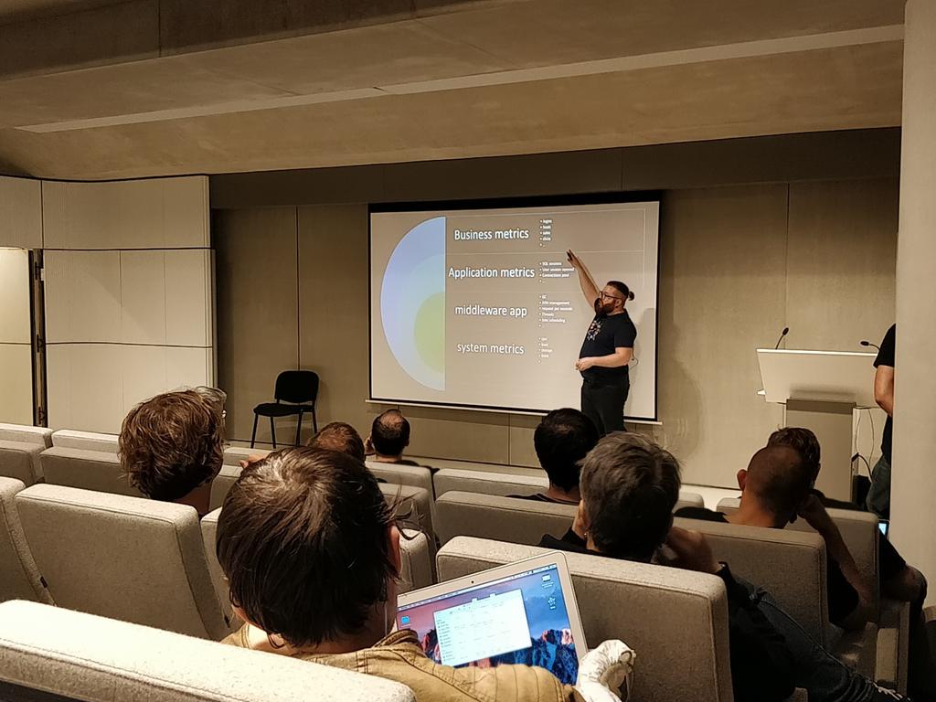 parismonitoring's tweet photo. Quentin de Clever Cloud fait l'inventaire des données de monitoring à analyser https://t.co/MzvVSWKoQS