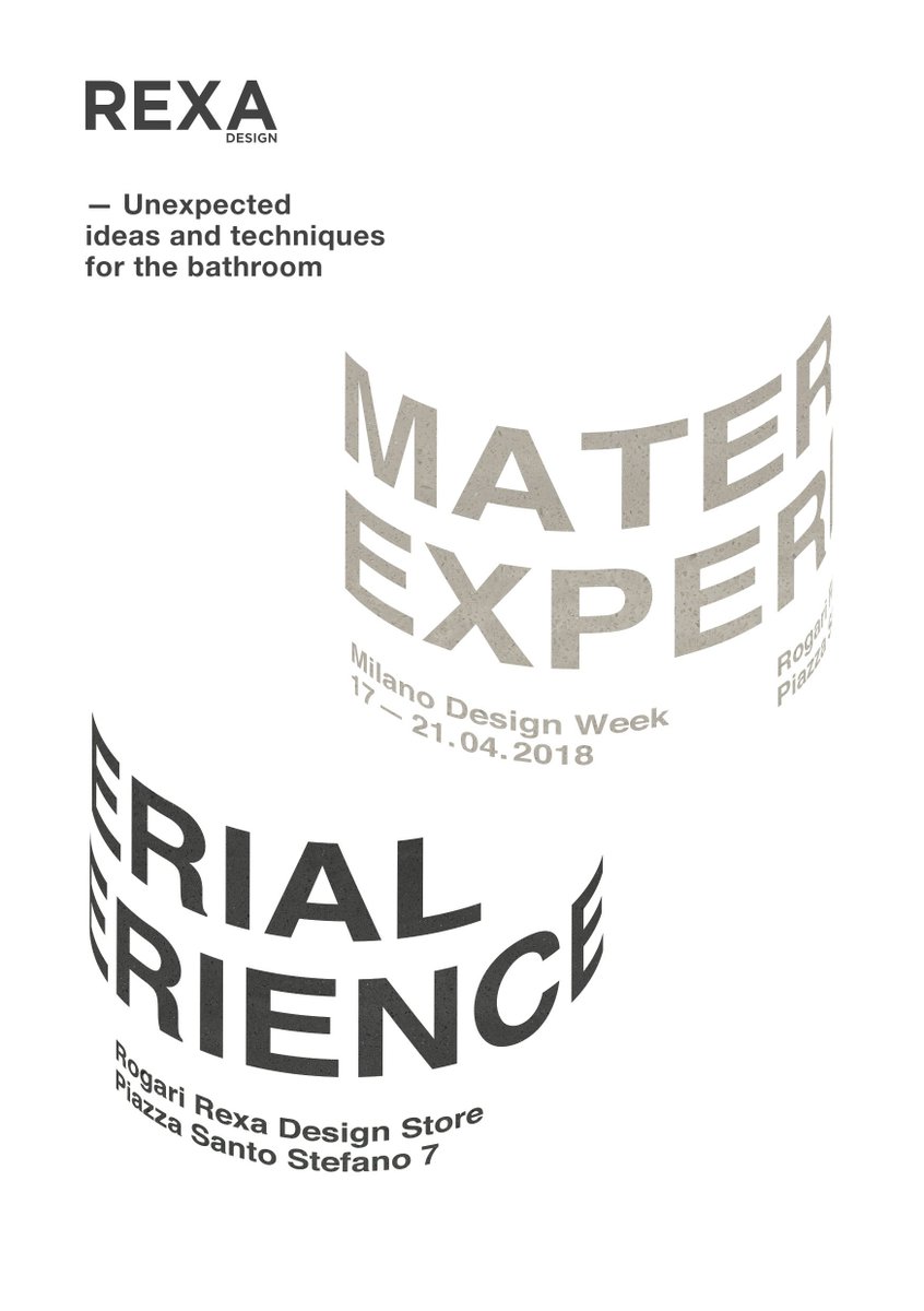 Rogari_Milano's tweet photo. Design Week | Fuorisalone 2018. ROGARI Design Showroom presenta REXA Design. Vienici a trovare https://t.co/zJ1zMDk0mL Santo Stefano 7 ang. via Larga.#milan.design.week #designweek #designweekmilano #fuorisalone #fuorisalone2018 https://t.co/Ac3m4YQnrj