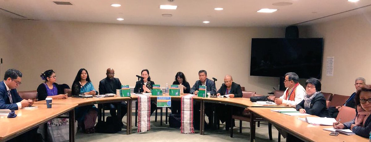DaliAngelPerez's tweet photo. Lanzamiento de Columbia Book “Indigenous Peoples’ Rights and Unreported Struggles: Conflict and Peace @MyrnaKayC @filac_ https://t.co/owAqOoiYe6