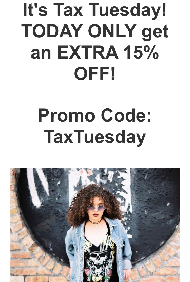 HellaFash's tweet photo. 📅 #TaxTuesday! TODAY ONLY! Take an EXTRA 15% OFF! Promo code: TaxTuesday
https://t.co/BidpF3HJmW #fashion #fashionist #fashionista #fashionjewelry #fashionlove #fashionlover #fashionpost #fashionkilla https://t.co/GcbqoJUJ5Z