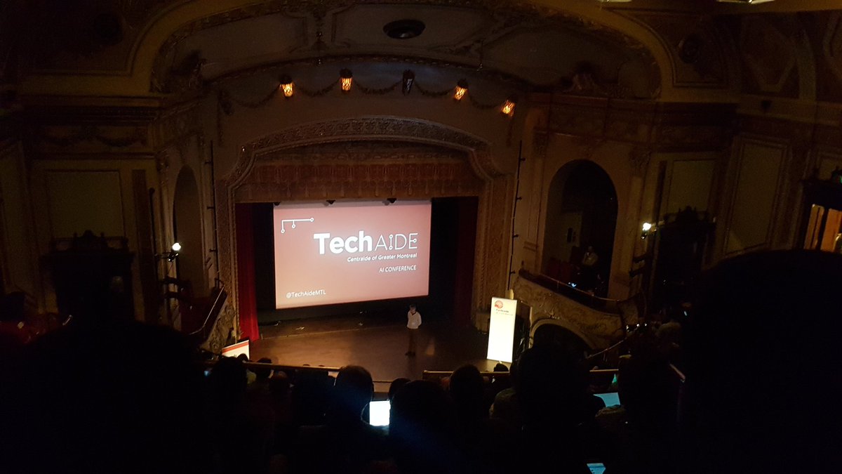 jfduro's tweet photo. Full house @TechAideMTL @CentraideMtl Congrats @thealanmac @hugo_larochelle and everyone involved #techaide #montreal #giveback #centraide #almost100k #ai https://t.co/XLPs3YoR7M