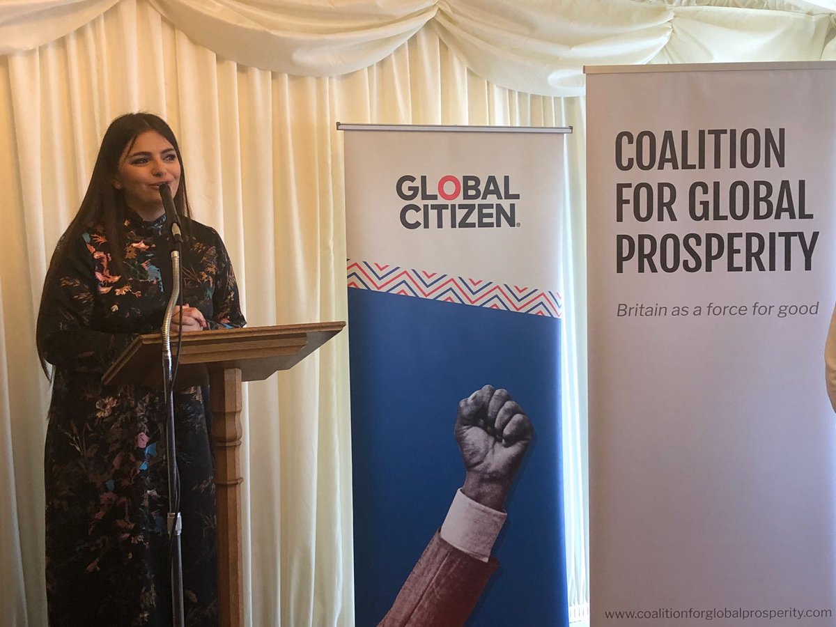 EurovisionMT's tweet photo. #GlobalCitizen &amp; Coalition for Global Prosperity event. Guests included Christabelle,#EuropeGlobalCitizen Director Amy Agnew,#UNICEF Goodwill Ambassador Muzoon Al-Mellehan,Australian Foreign Minister Julie Bishop &amp; British Foreign Secretary Boris Johnson. https://t.co/xYX8GlQLmF https://t.co/jO66S6LIBD