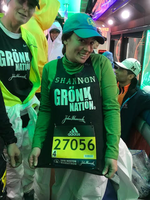 GronkPartyBus's tweet photo. Gronk Nation Marathon team on their way to the Boston Marathon! https://t.co/o9lzhKrYL0