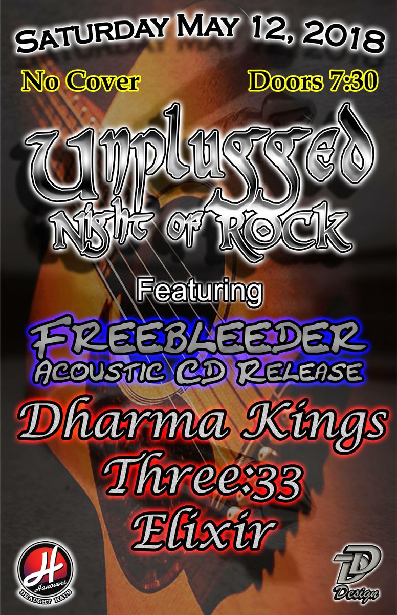 Dharma_Kings's tweet photo. We get unplugged May 12!! Don't miss this show! Great bands, great music and great people!! So much rock in one place!!!

#hardrock #rockandroll #rocknroll #rockmusic #rock #atxmusic #tequila #testosterone #dharmakings #earsplittingmedia #supportlocal #indiemusic https://t.co/dhmJSWnqof