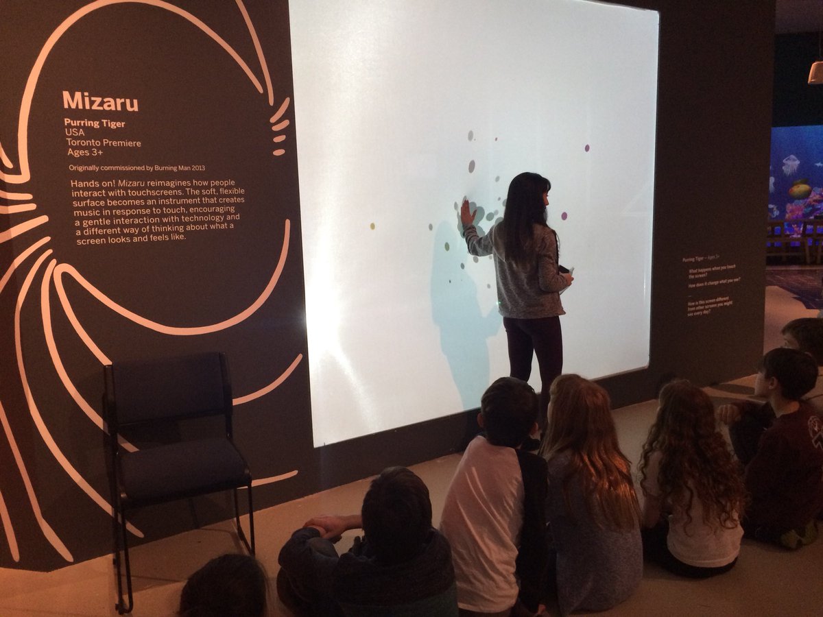 McM_MsT's tweet photo. A whole new level of hands-on music Mizaru! #tiffkids #digiplayspace @TIFF_NET @tdsb https://t.co/U3YpPNnm5z