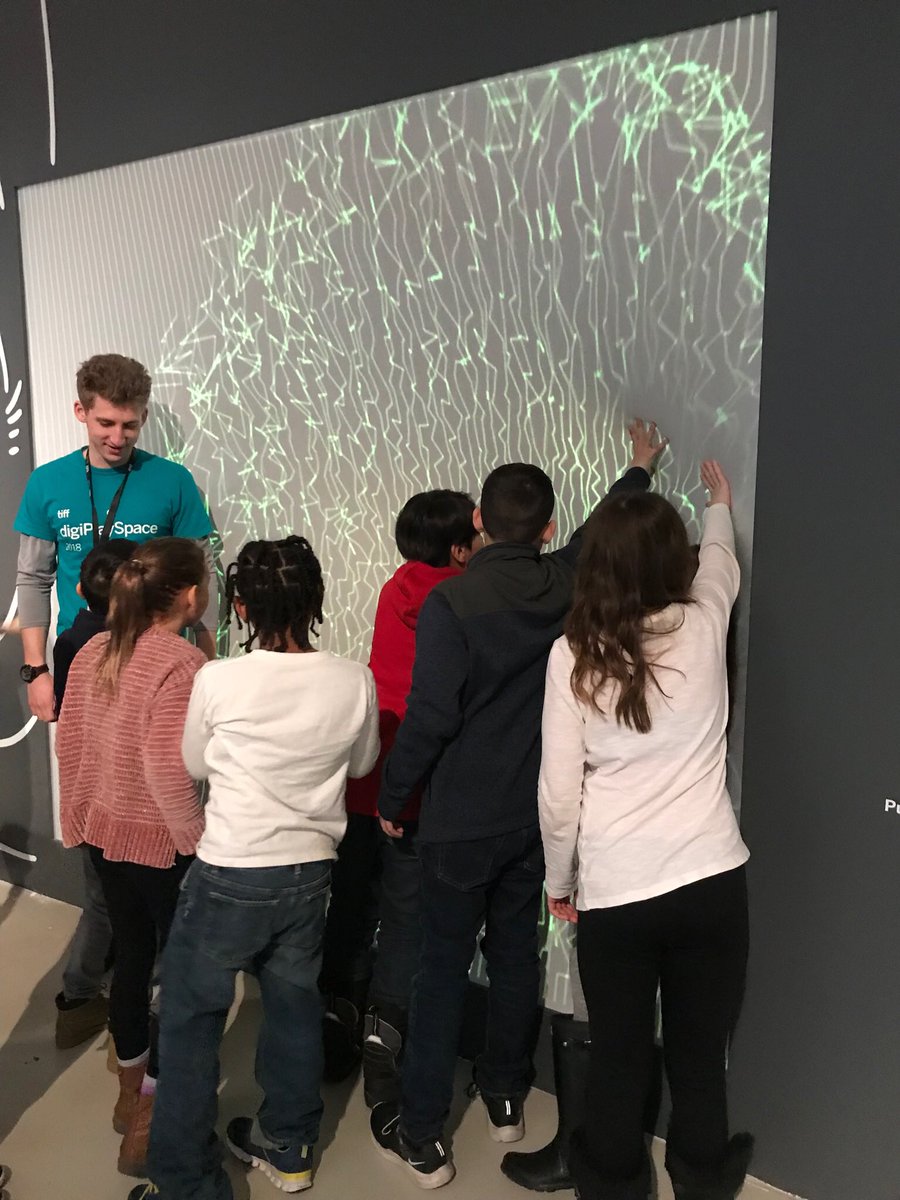 McM_MsT's tweet photo. A whole new level of hands-on music Mizaru! #tiffkids #digiplayspace @TIFF_NET @tdsb https://t.co/U3YpPNnm5z
