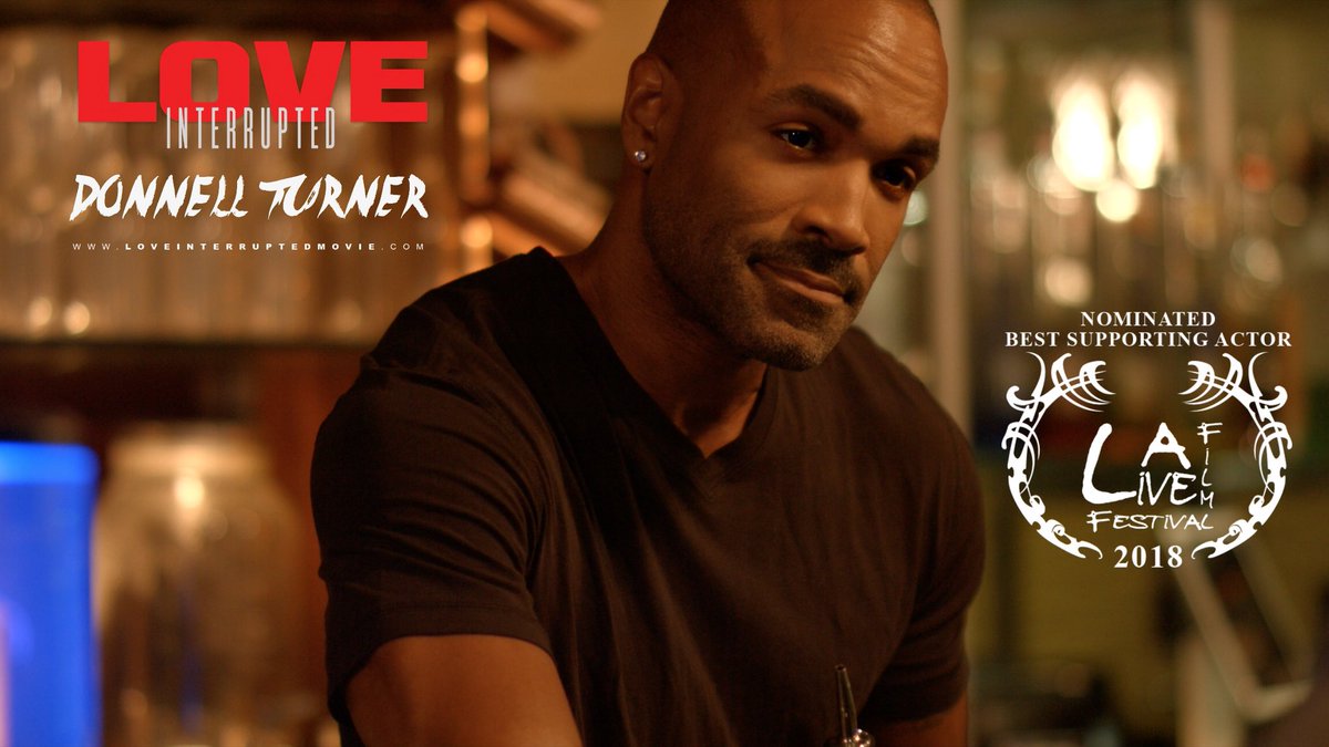 Steele_Brieanna's tweet photo. Congratulations 🍾 
@donnellturner1 on your nomination #BestSupportingActor🏆 at @filmfestlalive 

#LoveNterrupted #ShortFilm https://t.co/aOlZ0jJjOt