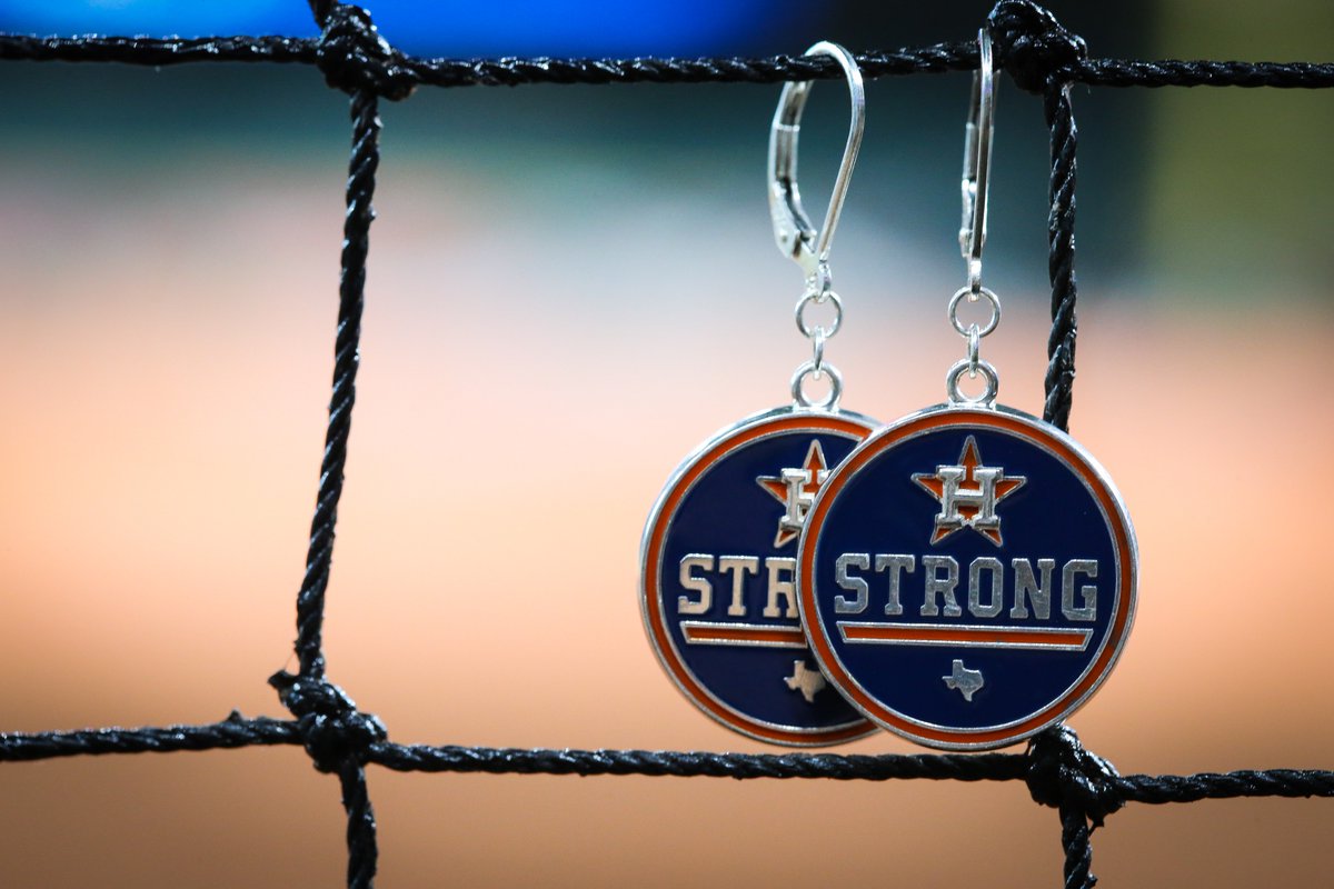 astros's tweet photo. Next up in our Jostens highlight is our #HStrong collection!
Earrings, cufflinks, bracelets, and more are available at our Jostens store in Union Station. https://t.co/lZJ19B6Akv
