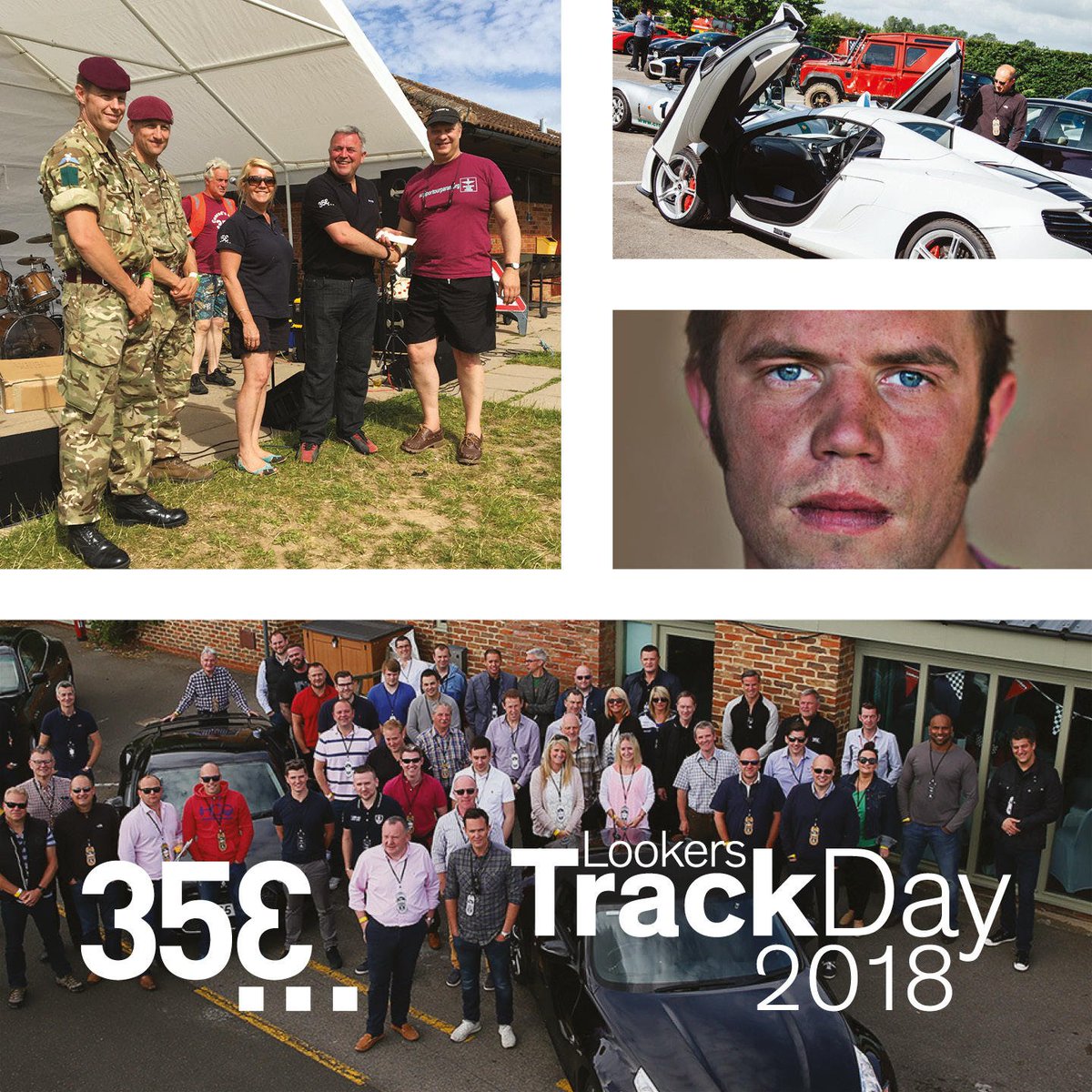 LookersGroup's tweet photo. This week brings Lookers Track day 2018! 🏎️🏁🏆
We are heading down to @Palmer_Sport for two days of racing fun all in the name of the @3_5_3 charity, who support soldiers and their families.
Stay tuned for updates across the week!
#LookersTrackDay #FormulaLookers https://t.co/AorDm7Ql0x