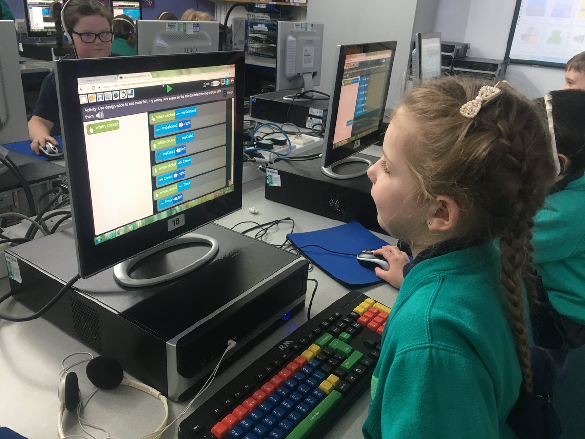 missfurneaux's tweet image. We loved using #2Code for the first time today! @purpleMash